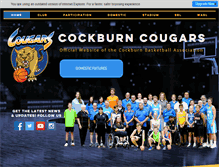 Tablet Screenshot of cockburncougars.com
